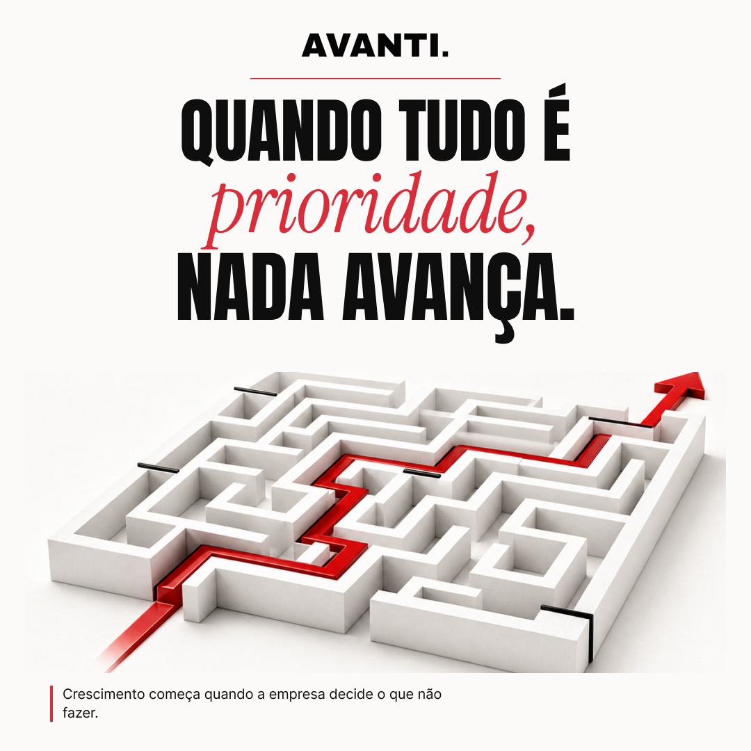Post Avanti: foco estratégico
